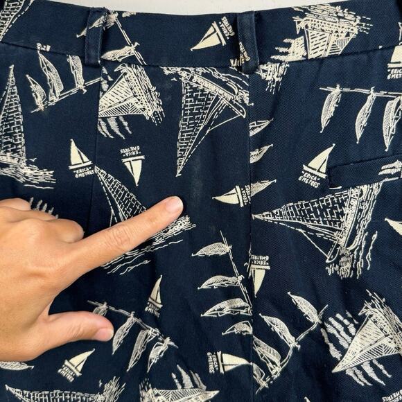 Lauren by Ralph Lauren Coastal Nautical Preppy Quiet Luxury Old Money Shorts - Picture 6 of 12